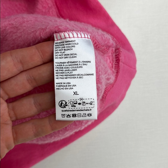 Anthropologie x Midnight Rider the carolita zodiac leo sign pink crewneck XL - Picture 8 of 12